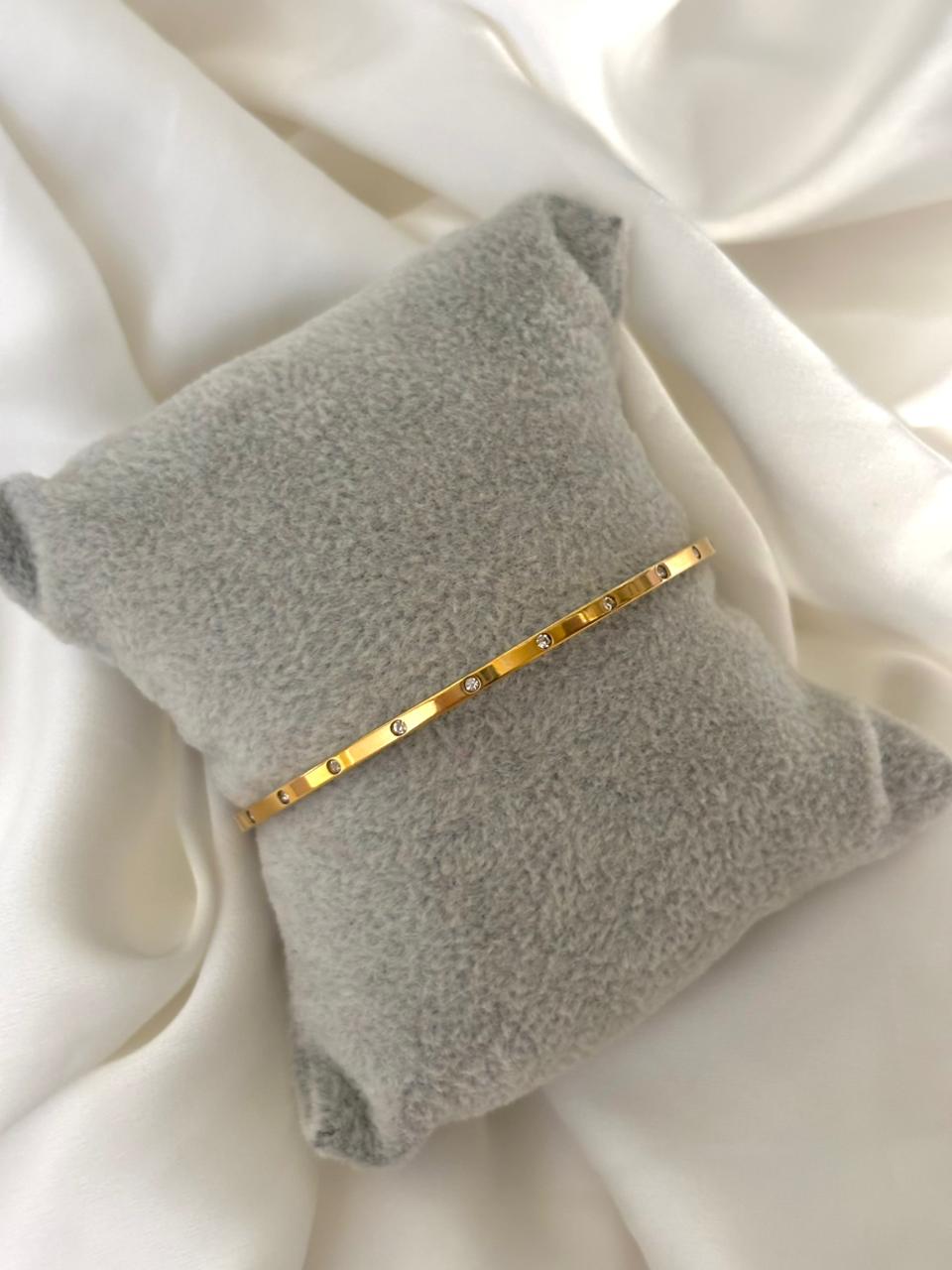 Elegant Stone Bangle