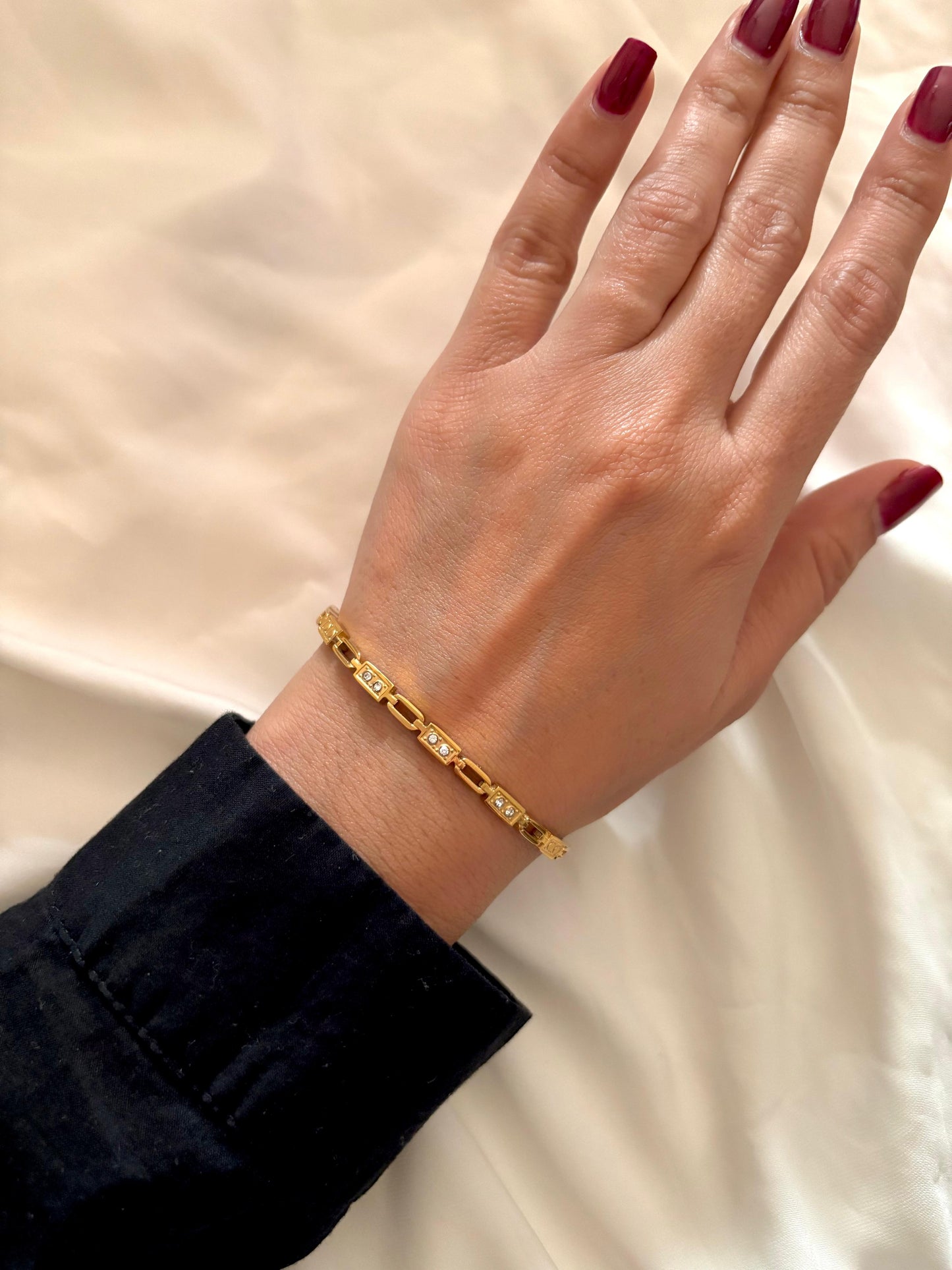 Crystal Stud Bracelet