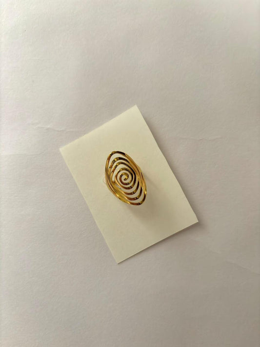 Adjustable Swirl Design Ring