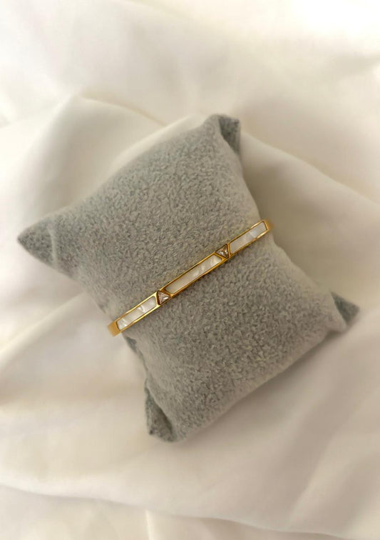 White Inlay Bracelet