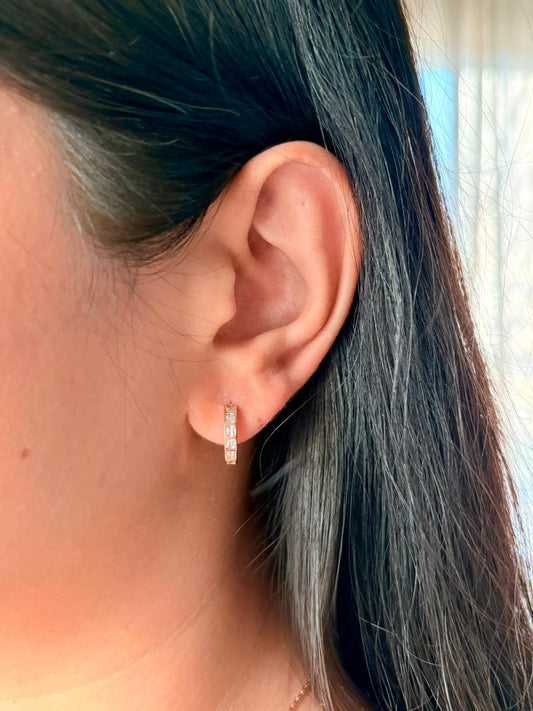 Celeste Crystal Line Earrings