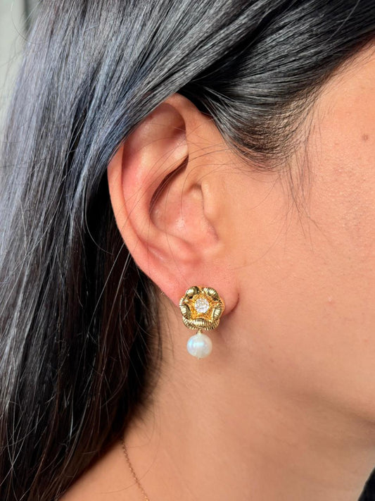 Pearl Bloom Luxe Studs