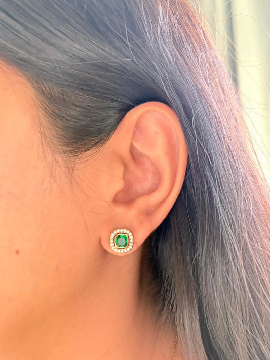 Émeraude Royale Studs