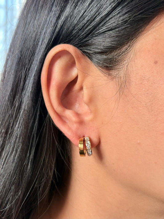 Lunara Luxe Duo Hoops