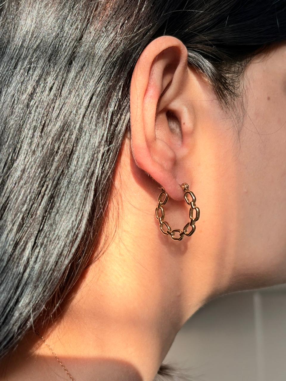 Aurelia Chain Hoops