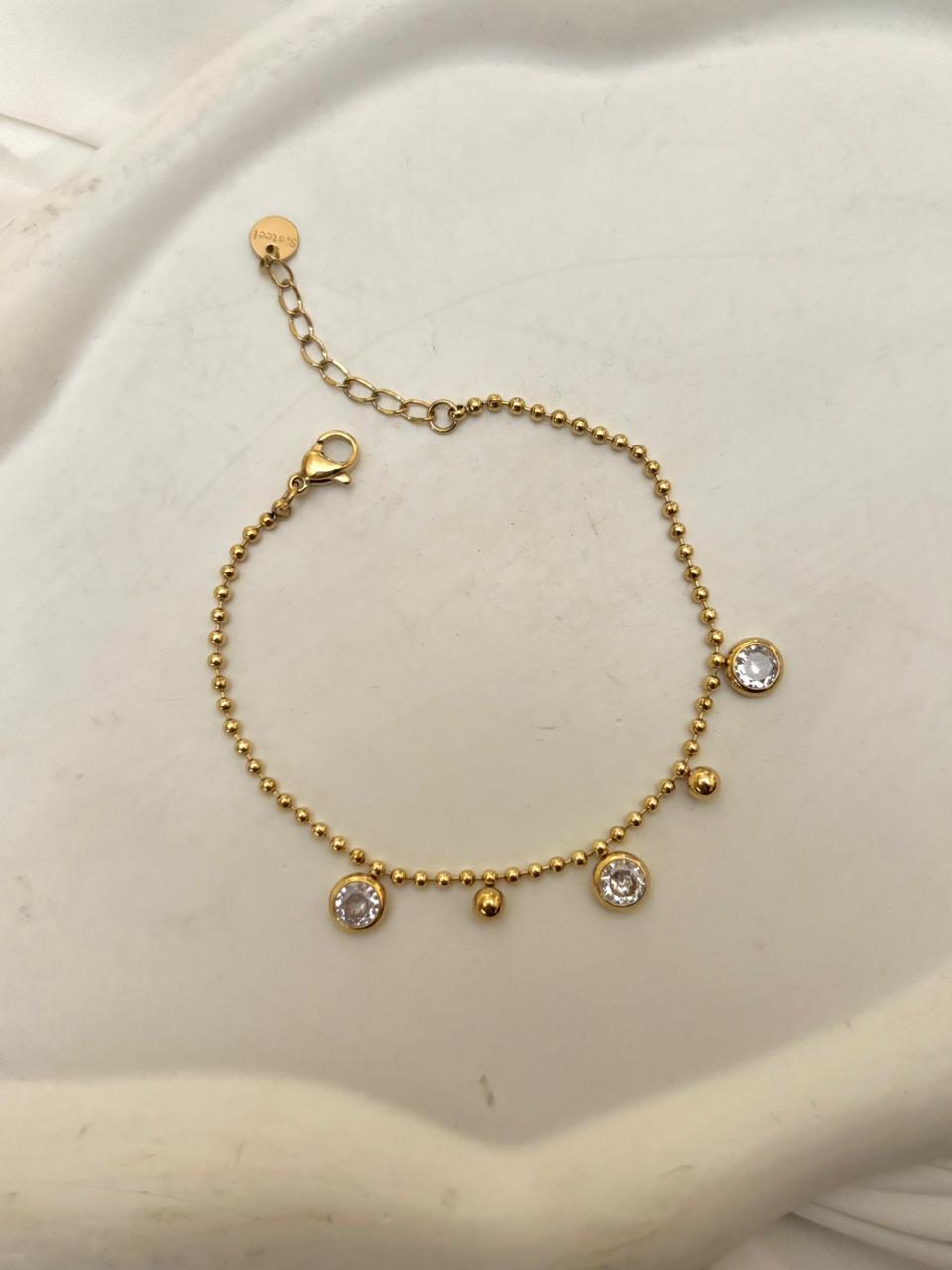 Gold Horizon Station Bracelet